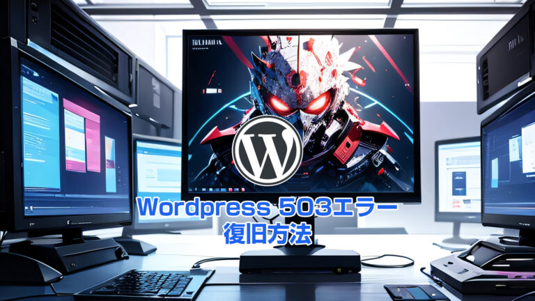 Wordpress503エラー復旧方法プロが教える初心者でも5分で解決できる完全ガイド