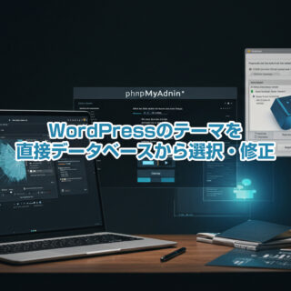 WordPressのテーマを直接データベースから選択・修正する wp_options template