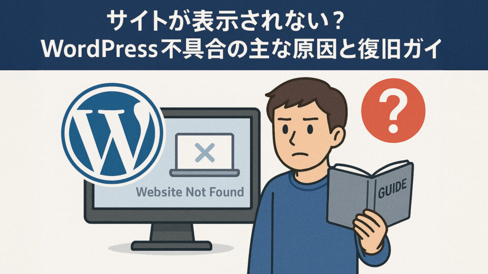 サイトが表示されないWordPress不具合