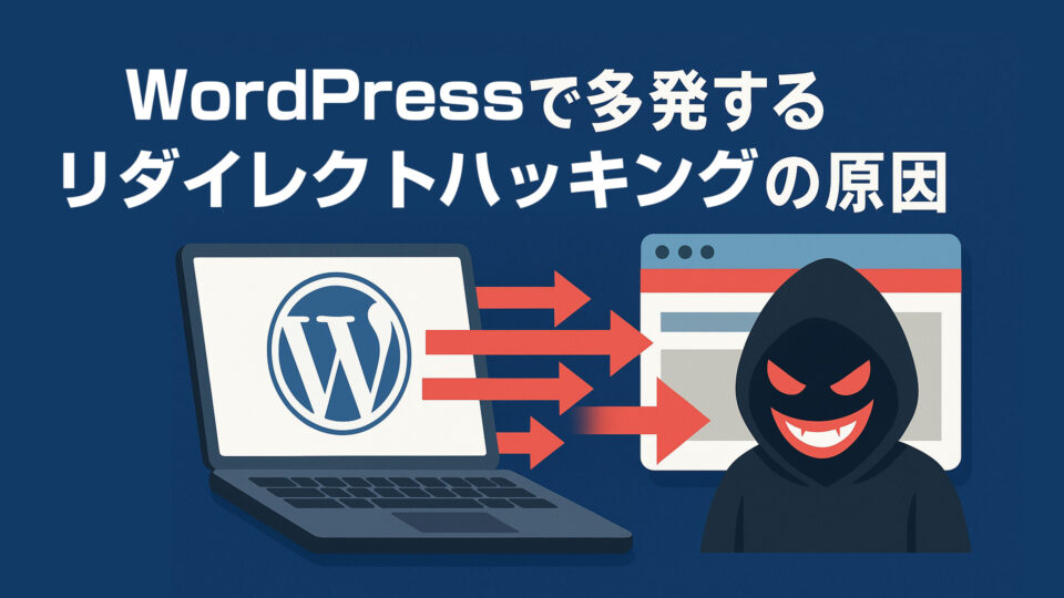 WordPressで多発するリダイレクトハッキングの原因