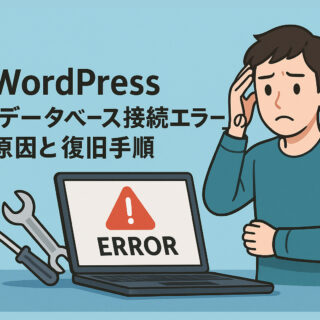 WordPress「データベース接続エラー」の原因と復旧手順