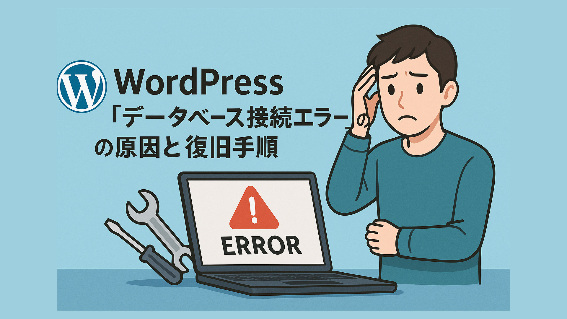 WordPress「データベース接続エラー」の原因と復旧手順