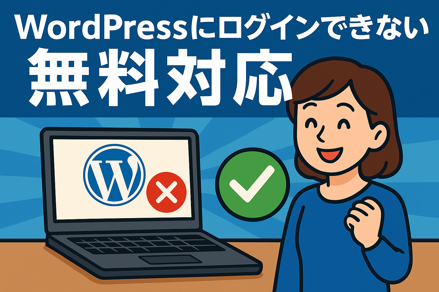 ログインできない無料対応