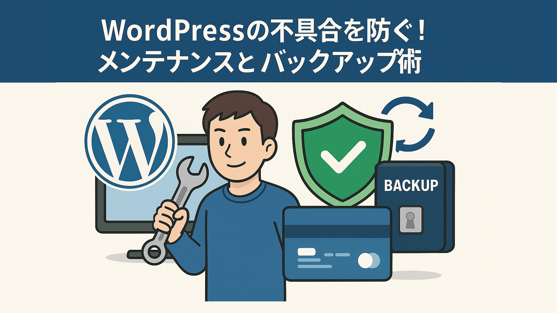 WordPressの不具合を防ぐ！初心者でもできる日常メンテナンスとバックアップ術