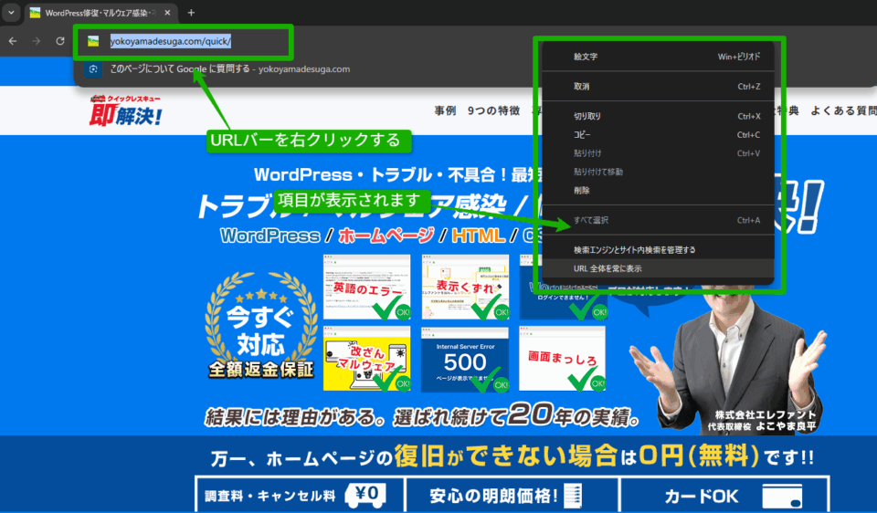 GoogleChromehttp表示方法2