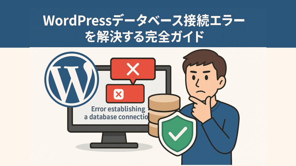 WordPressデータベース接続エラーを解決する完全ガイド