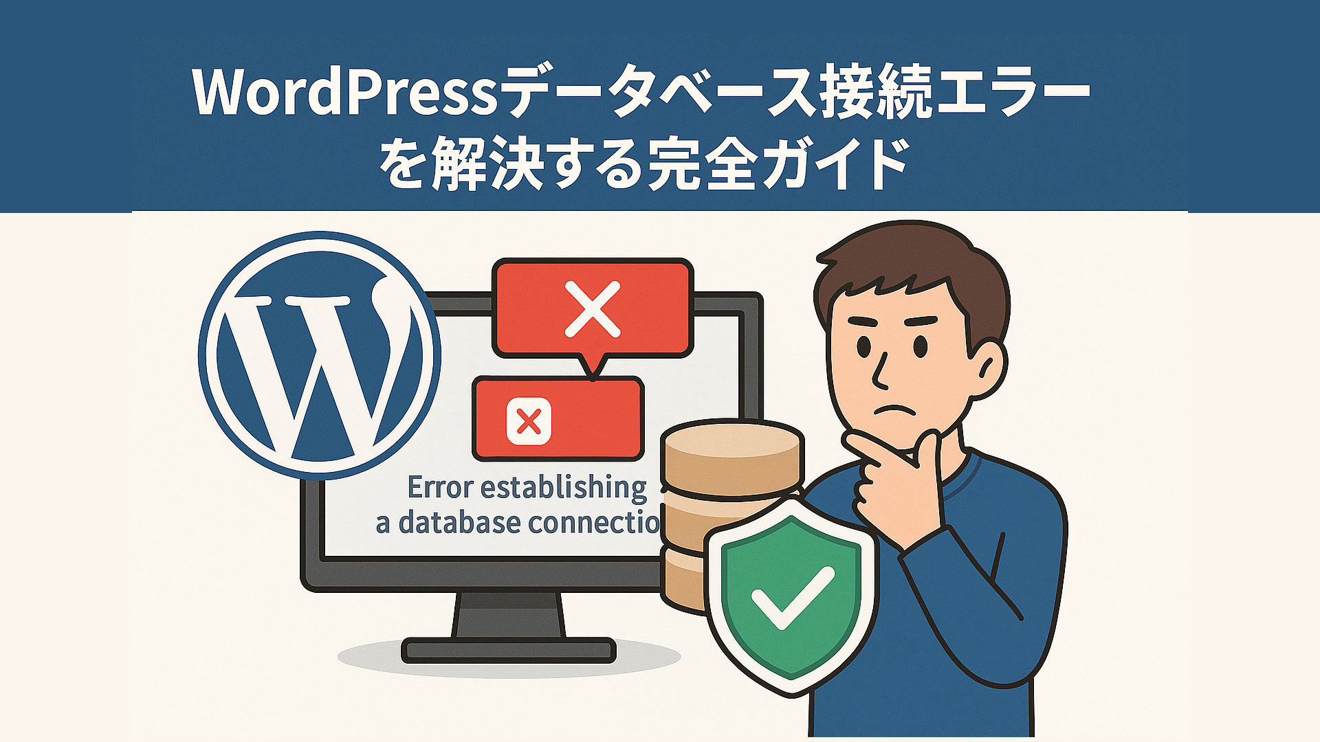 WordPressデータベース接続エラーを解決する完全ガイド