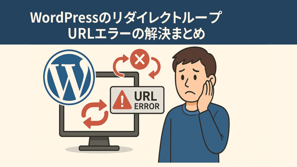 WordPressのリダイレクトループ・URLエラーの解決まとめ