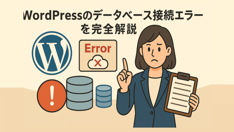 WordPressのデータベース接続エラーを完全解説