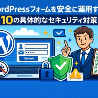 WordPressフォームを安全に運用する10の具体的なセキュリティ対策