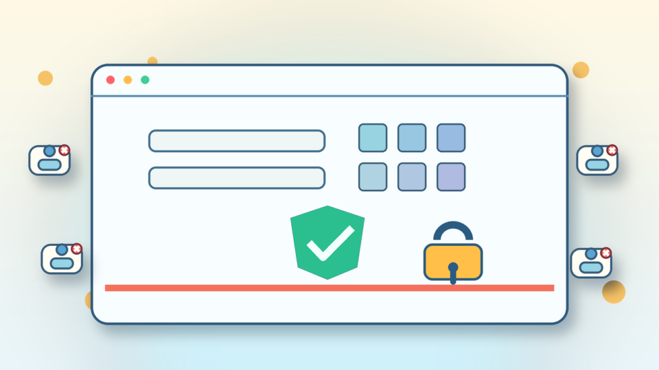 WordPressの登録フォームをCAPTCHAと回数制限で保護するイメージ