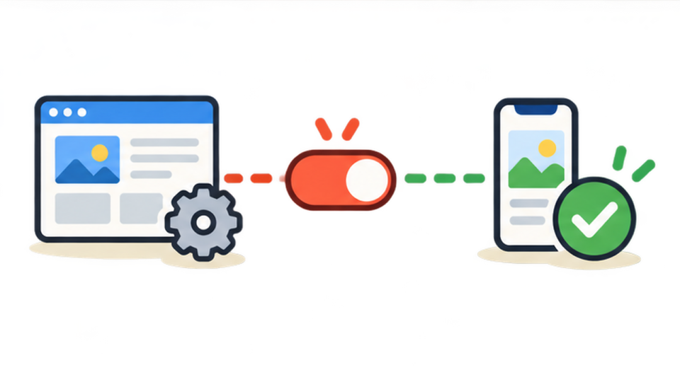 WordPressのXML-RPC制限後に公開画面・Jetpack・アプリ・ログを順番にテストするイメージ
